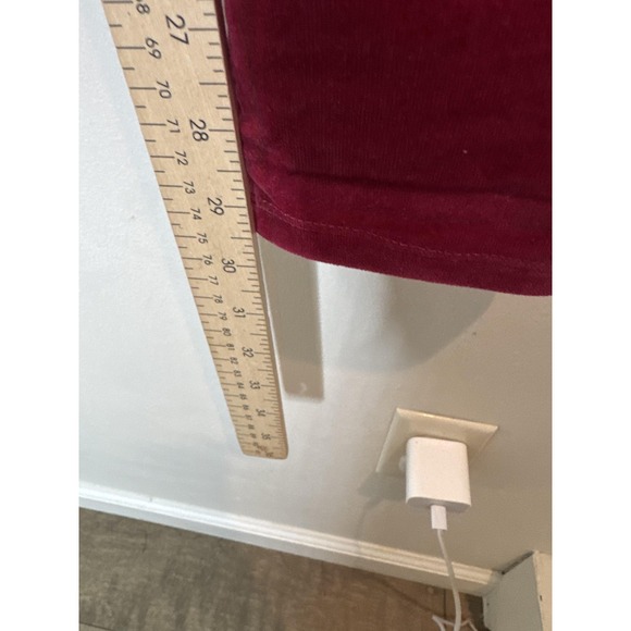 White House Black Market Pants Womens 4 Red Corduroy Skinny Jegging Stretch - Picture 4 of 10